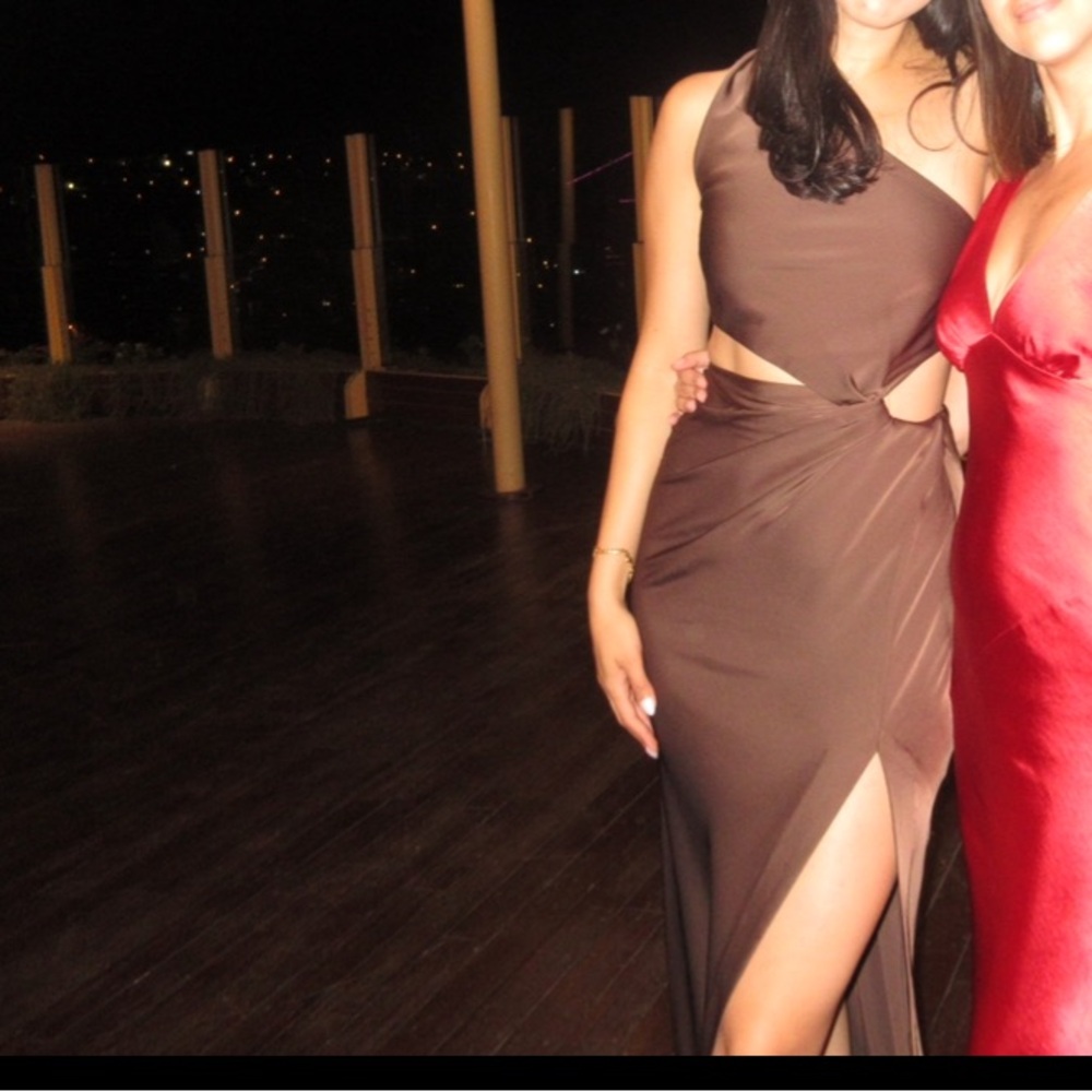 MISHA - Kristin Gown in Umber Brown
